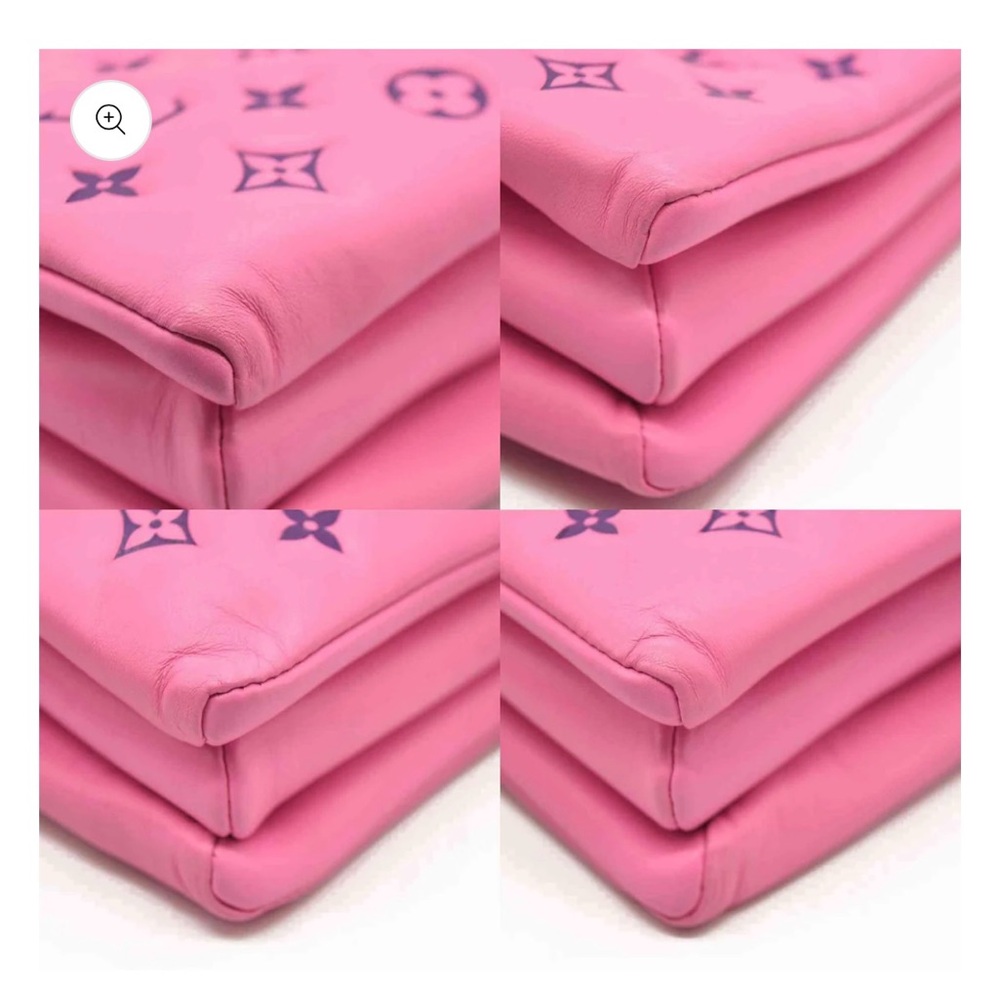 LOUIS VUITTON Lambskin Embossed Monogram Vuittamins Coussin PM Rose Violet - Picture 3 of 15